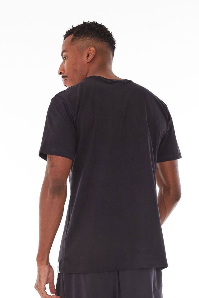 Camiseta-NBA-Especial-Basketball-Court-Preta