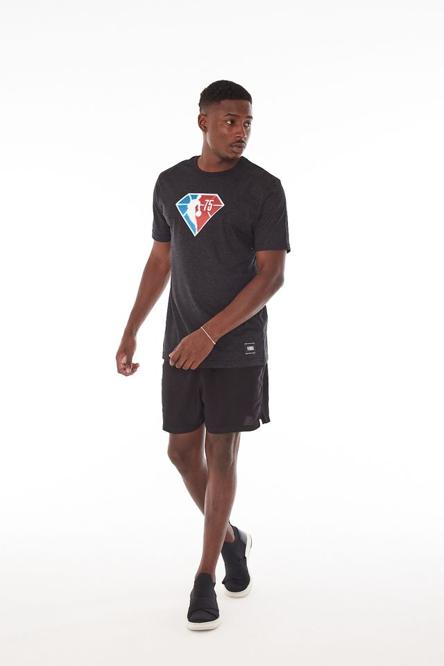 Camiseta-NBA-Especial-Diamond-Preta-Mescla