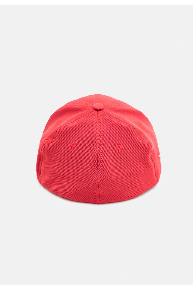 Bone-Onbongo-Aba-Curva-FlexFit-Vermelho