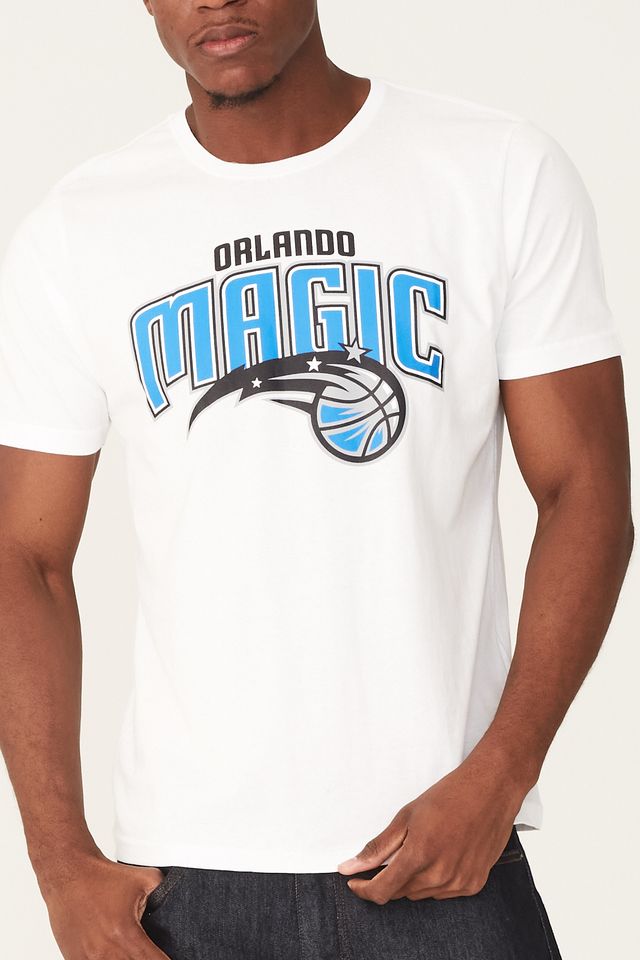 Camiseta-NBA-Estampada-Orlando-Magic-Branca
