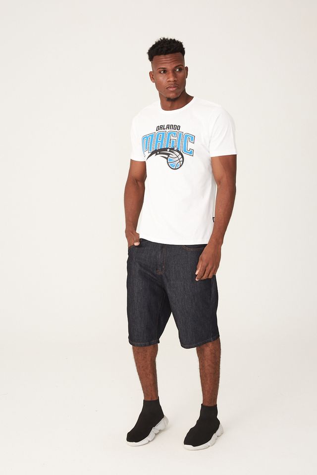 Camiseta-NBA-Estampada-Orlando-Magic-Branca