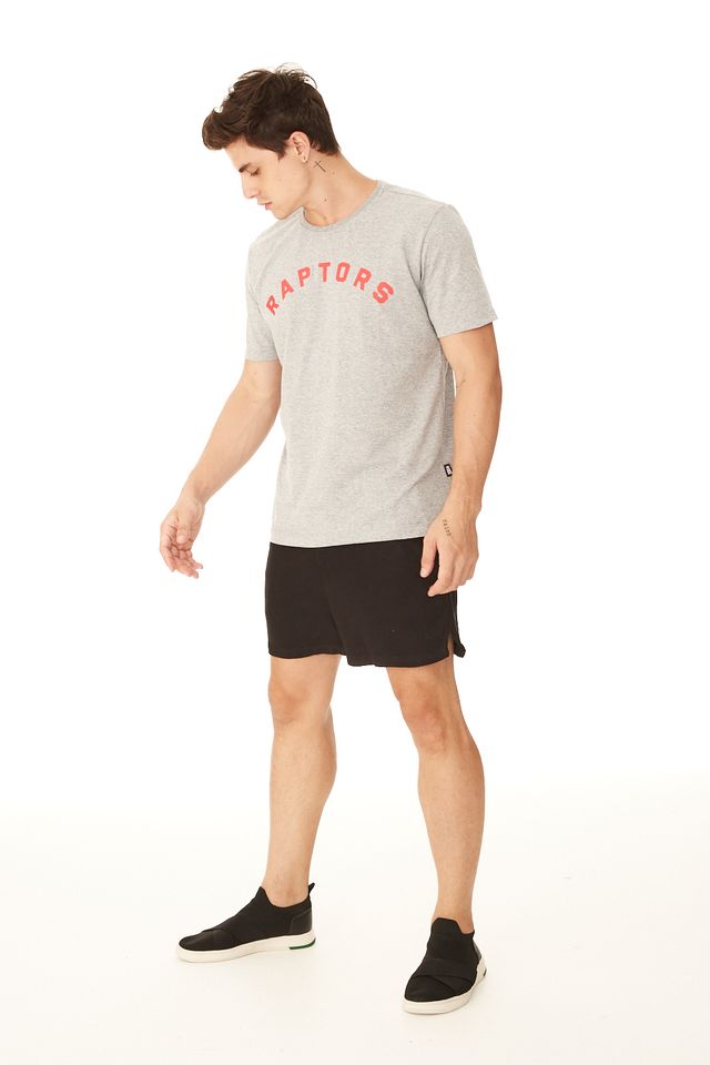 Camiseta-NBA-Estampada-Toronto-Raptors-Cinza-Mescla