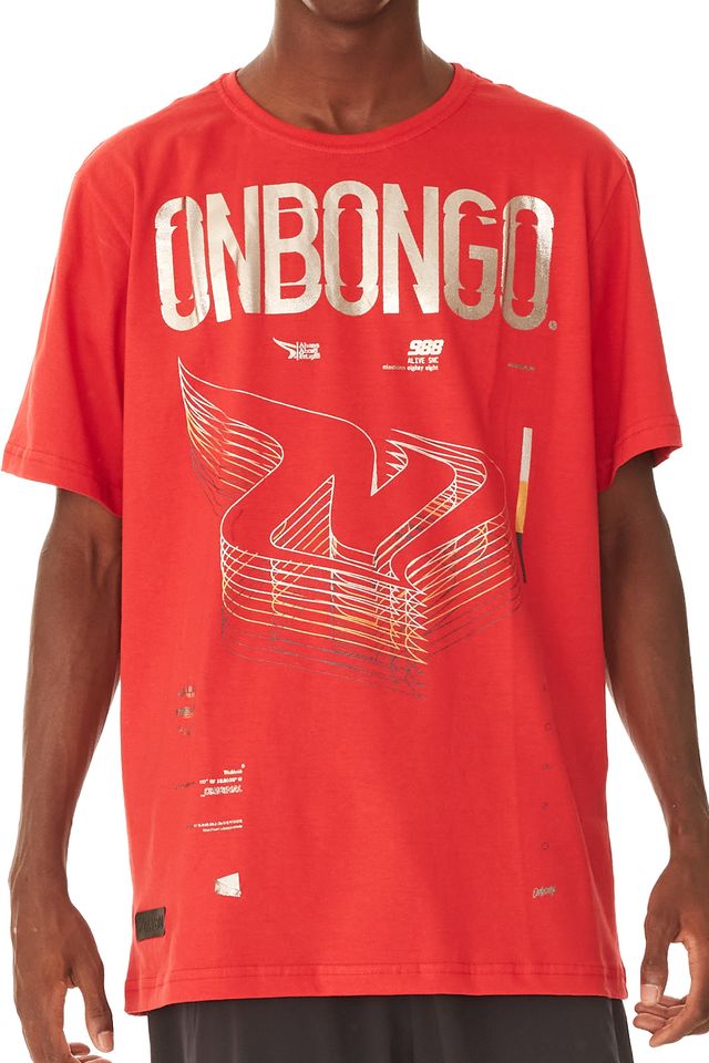 Camiseta-Onbongo-Especial-Estampada-Vermelha