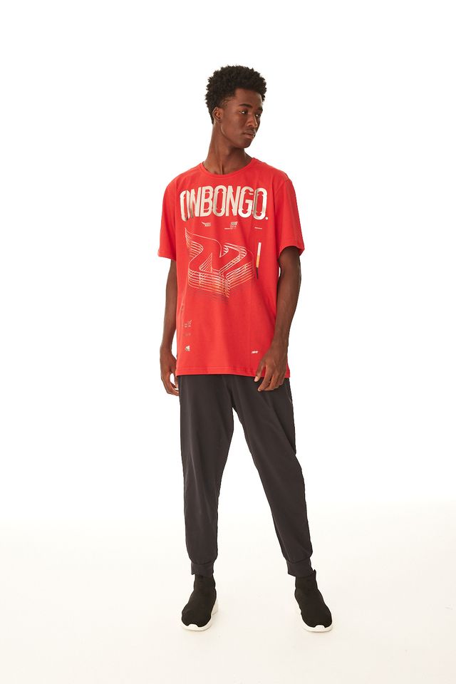 Camiseta-Onbongo-Especial-Estampada-Vermelha