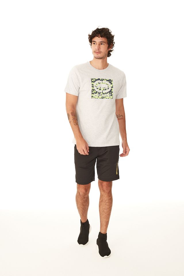 Camiseta-Ecko-Estampada-Cinza-Mescla