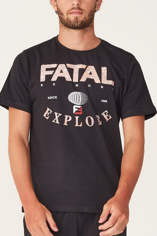 Camiseta-Fatal-Estampada-Explore-Preta