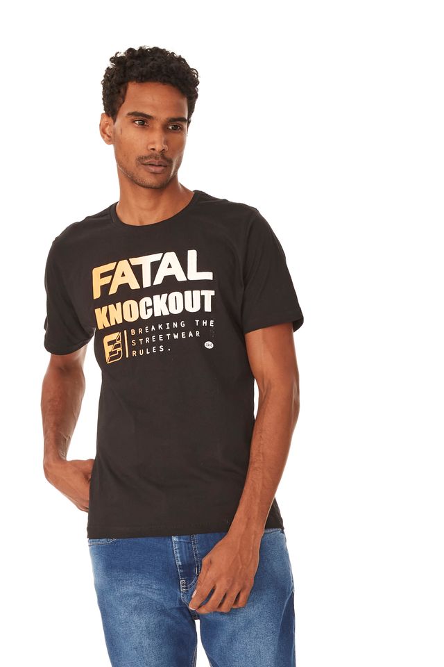 Camiseta-Fatal-Knockout-Preta