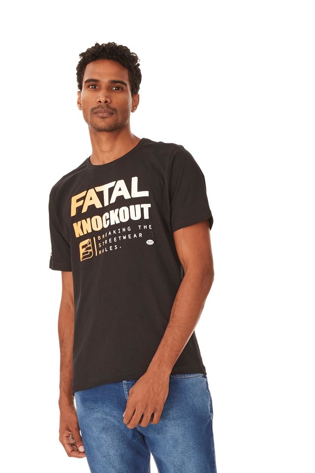 Camiseta-Fatal-Knockout-Preta