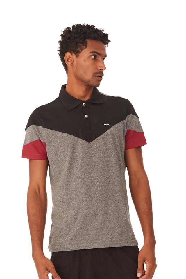 Camisa-Polo-Fatal-Especial-Cinza-Mescla-Escuro