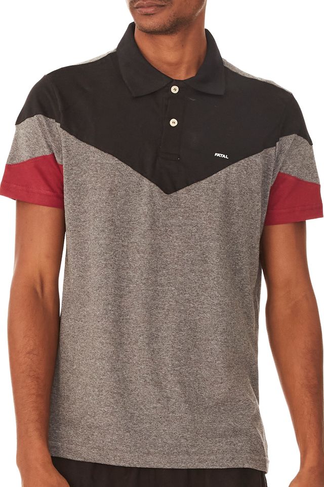 Camisa-Polo-Fatal-Especial-Cinza-Mescla-Escuro