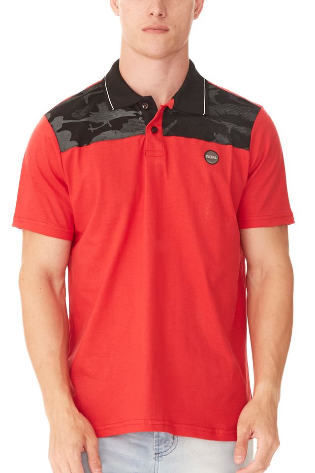 Camisa-Polo-Fatal-Estampada-Vermelha