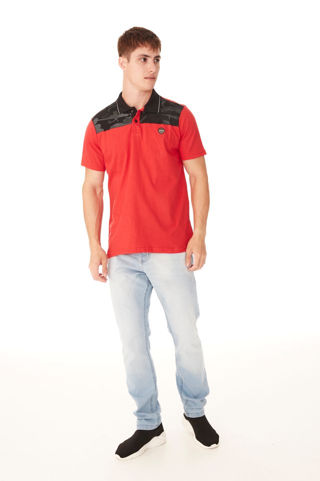 Camisa-Polo-Fatal-Estampada-Vermelha