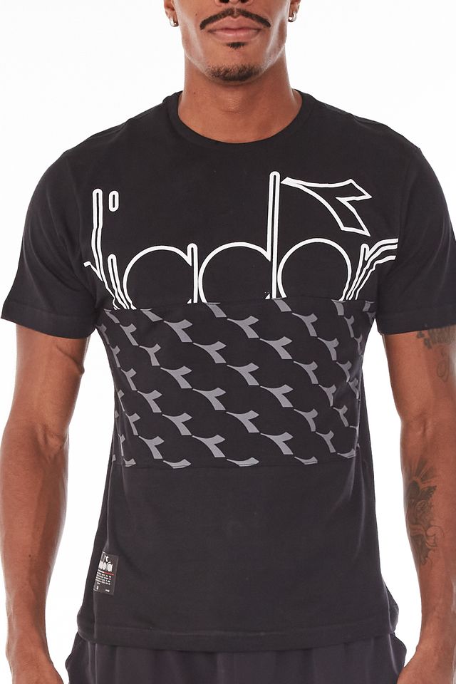 Camiseta-Diadora-Snip-Preta
