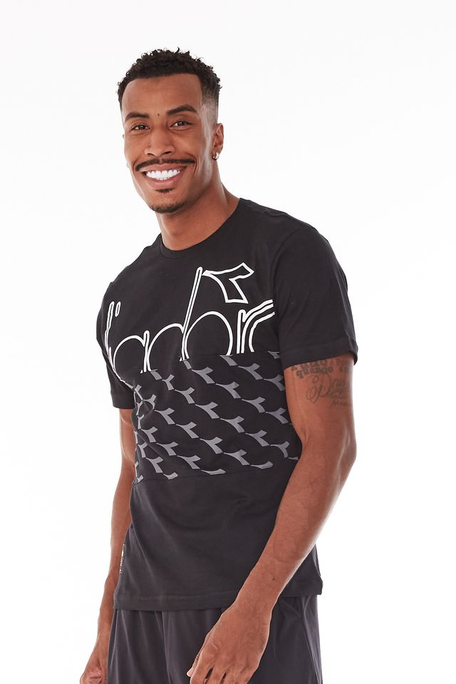 Camiseta-Diadora-Snip-Preta