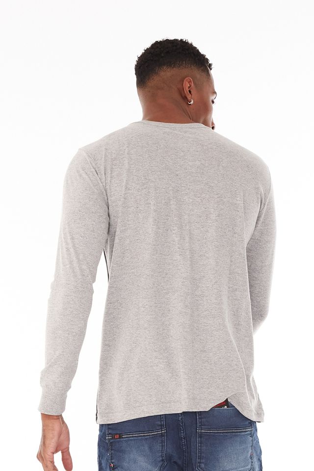 Camiseta-Ecko-Manga-Longa-Especial-Bege-Mescla