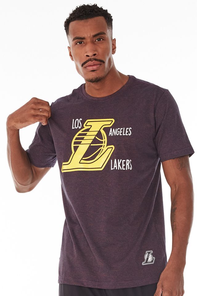 Camiseta-NBA-Especial-Los-Angeles-Lakers-Roxa-Mescla