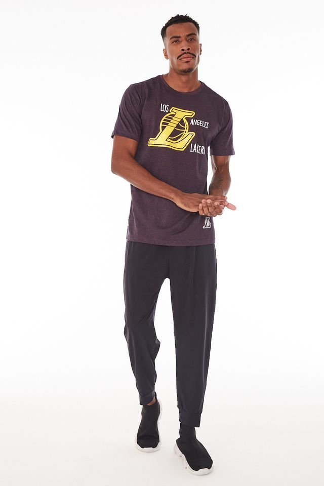 Camiseta-NBA-Especial-Los-Angeles-Lakers-Roxa-Mescla