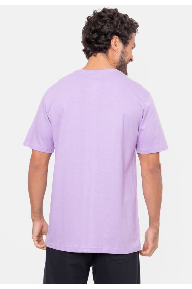 Camiseta-Ecko-Logomania-Lilas