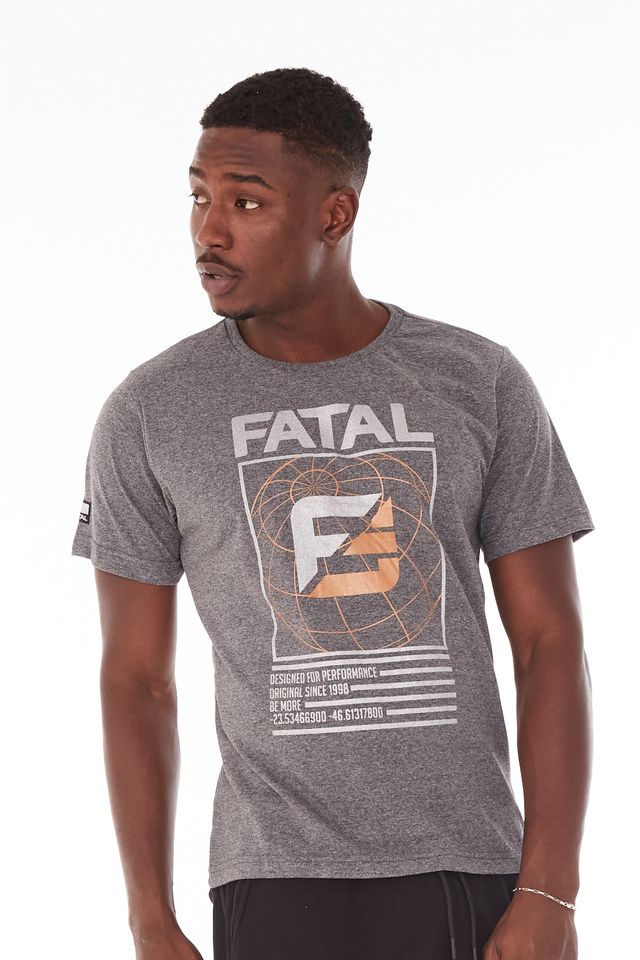 Camiseta-Fatal-Design-For-Performance-Cinza-Mescla-Escuro