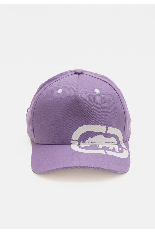 Bone-Ecko-Feminino-Aba-Curva-Strapback-Roxo