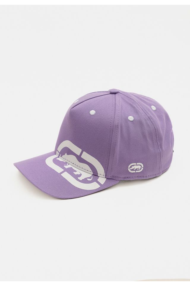 Bone-Ecko-Feminino-Aba-Curva-Strapback-Roxo