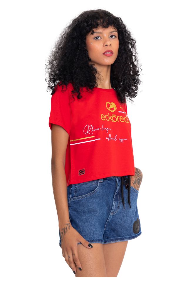 Camiseta-Ecko-Feminina-Take-Vermelha