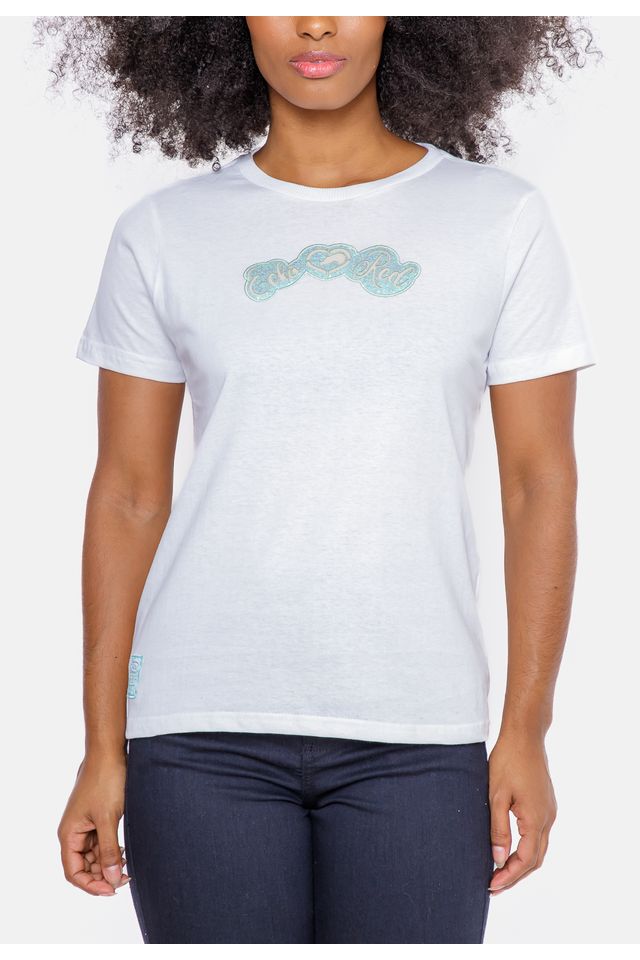 Camiseta-Ecko-Feminina-Shine-Off-White