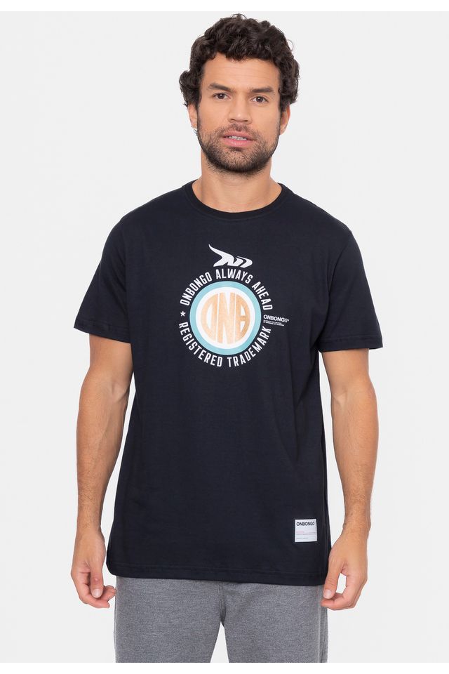 Camiseta-Onbongo-Sydney-Preta Camiseta-Onbongo-Sydney-Preta