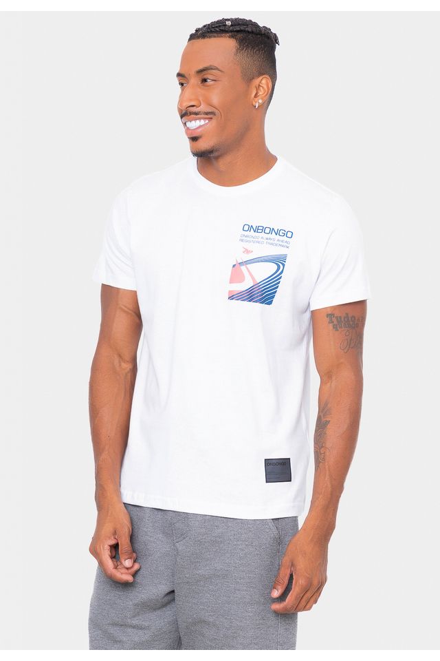 Camiseta-Onbongo-Celebrate-Off-White Camiseta-Onbongo-Celebrate-Off-White