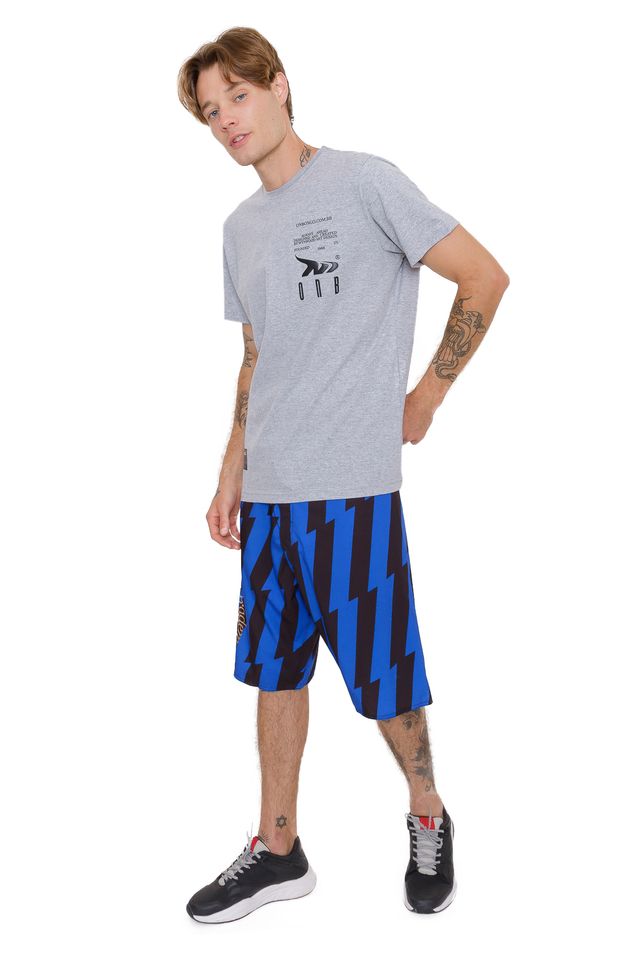 Camiseta-Onbongo-Strokes-Cinza-Mescla