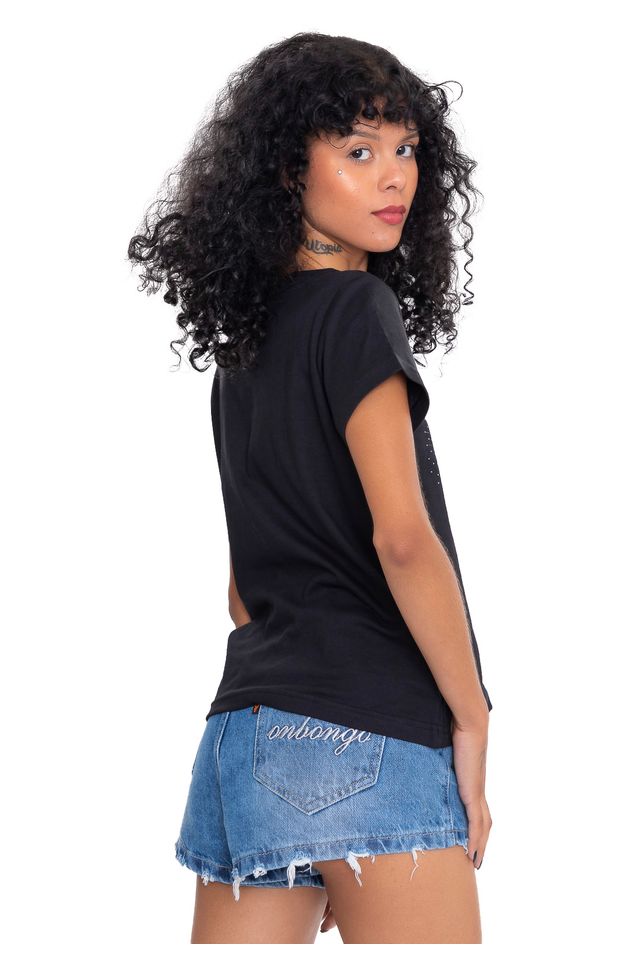 Camiseta-Onbongo-Feminina-Rain-Preta