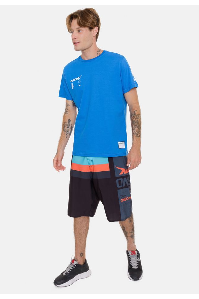 Camiseta-Onbongo-Ocker-Azul