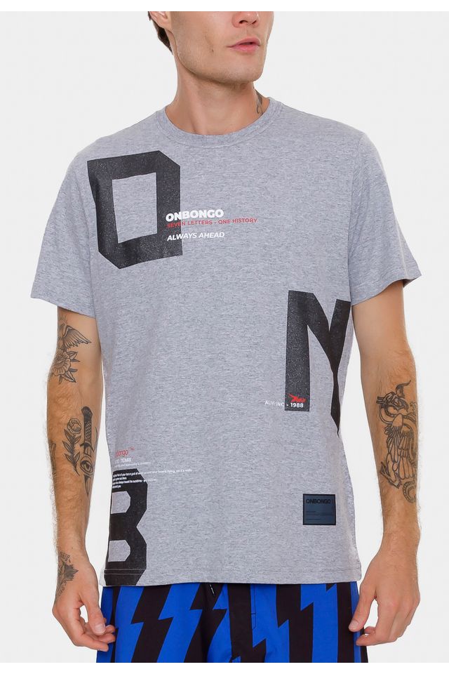 Camiseta-Onbongo-Fashion-Cinza-Mescla