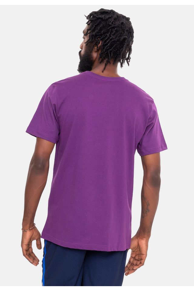 Camiseta-NBA-Year-Applique-Los-Angeles-Lakers-Roxa