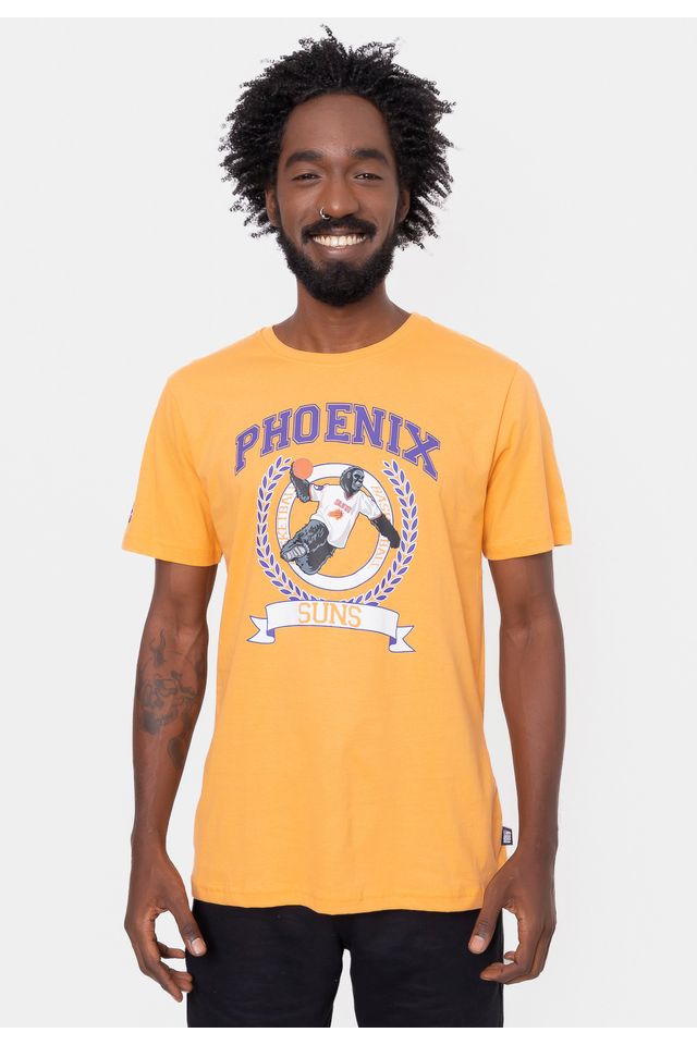 Camiseta-NBA-Mascot-Blazon-Phoenix-Suns-Laranja