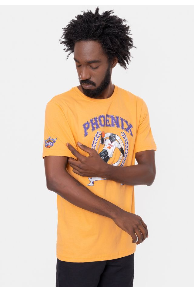 Camiseta-NBA-Mascot-Blazon-Phoenix-Suns-Laranja