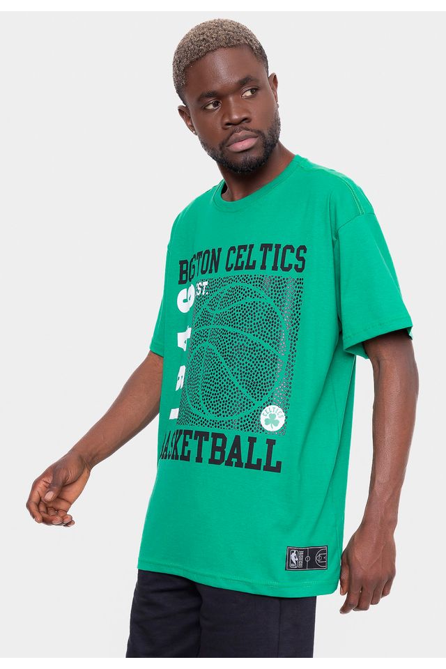 Camiseta-NBA-Plus-Size-Since-Time-Boston-Celtics-Verde