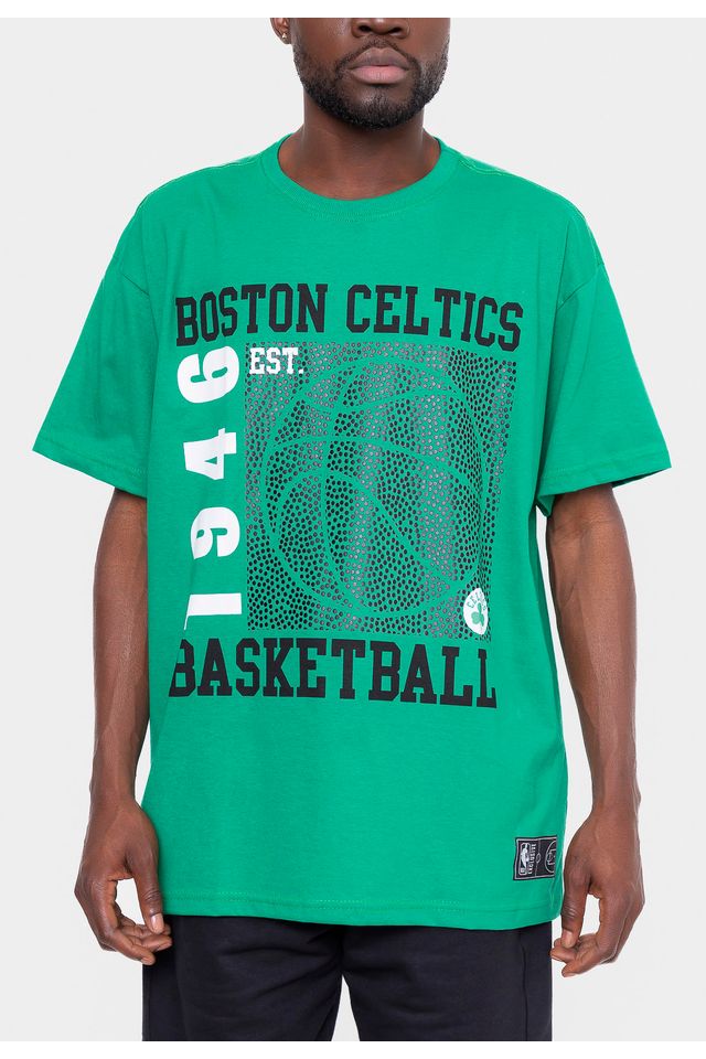 Camiseta-NBA-Plus-Size-Since-Time-Boston-Celtics-Verde