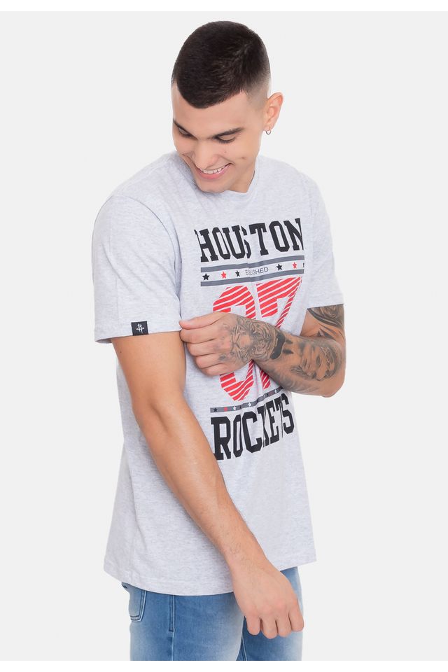 Camiseta-NBA-Color-Year-Houston-Rockets-Cinza-Mescla