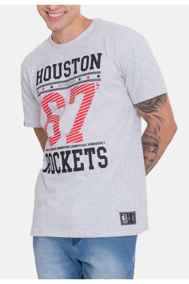 Camiseta-NBA-Color-Year-Houston-Rockets-Cinza-Mescla