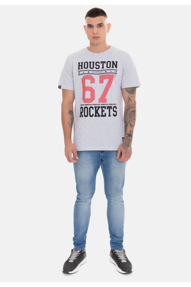 Camiseta-NBA-Color-Year-Houston-Rockets-Cinza-Mescla