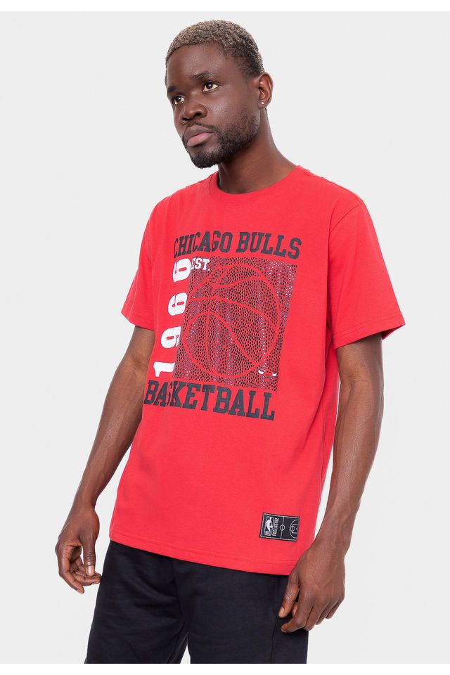 Camiseta-NBA-Since-Time-Chicago-Bulls-Vermelha