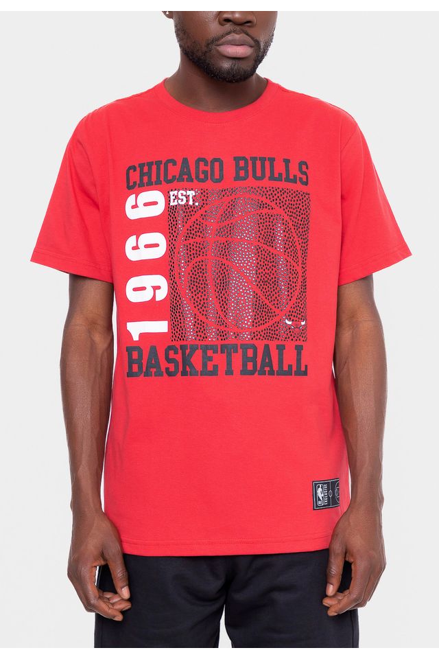 Camiseta-NBA-Since-Time-Chicago-Bulls-Vermelha