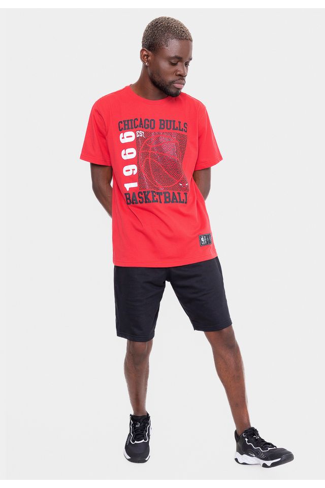Camiseta-NBA-Since-Time-Chicago-Bulls-Vermelha