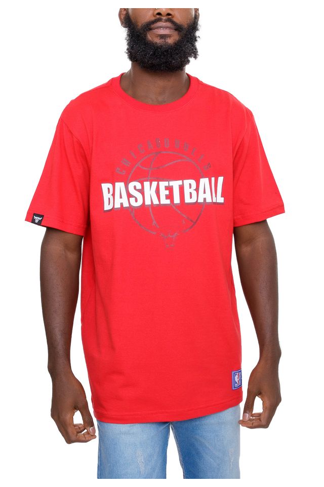 Camiseta-NBA-Ball-OutLine-Chicago-Bulls-Vermelha