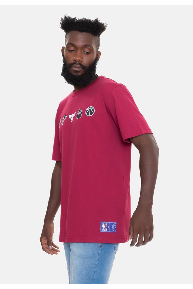 Camiseta-NBA-Basket-Symbols-Chicago-Bulls-Vinho