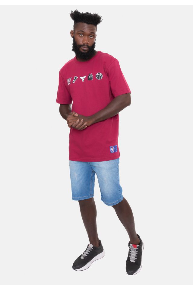 Camiseta-NBA-Basket-Symbols-Chicago-Bulls-Vinho