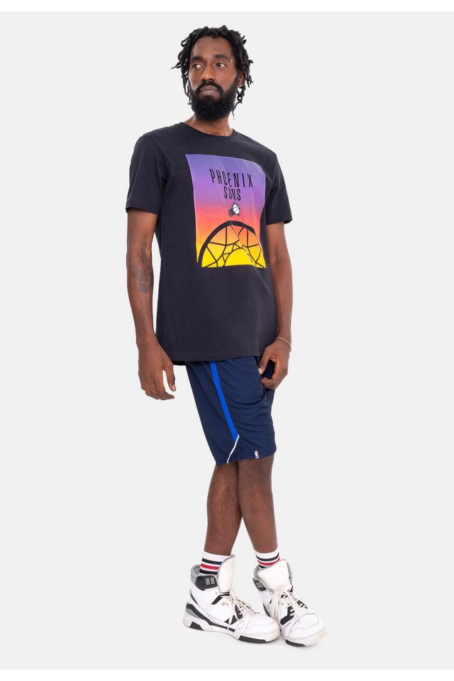 Camiseta-NBA-Sunset-Team-Phoenix-Suns-Preta