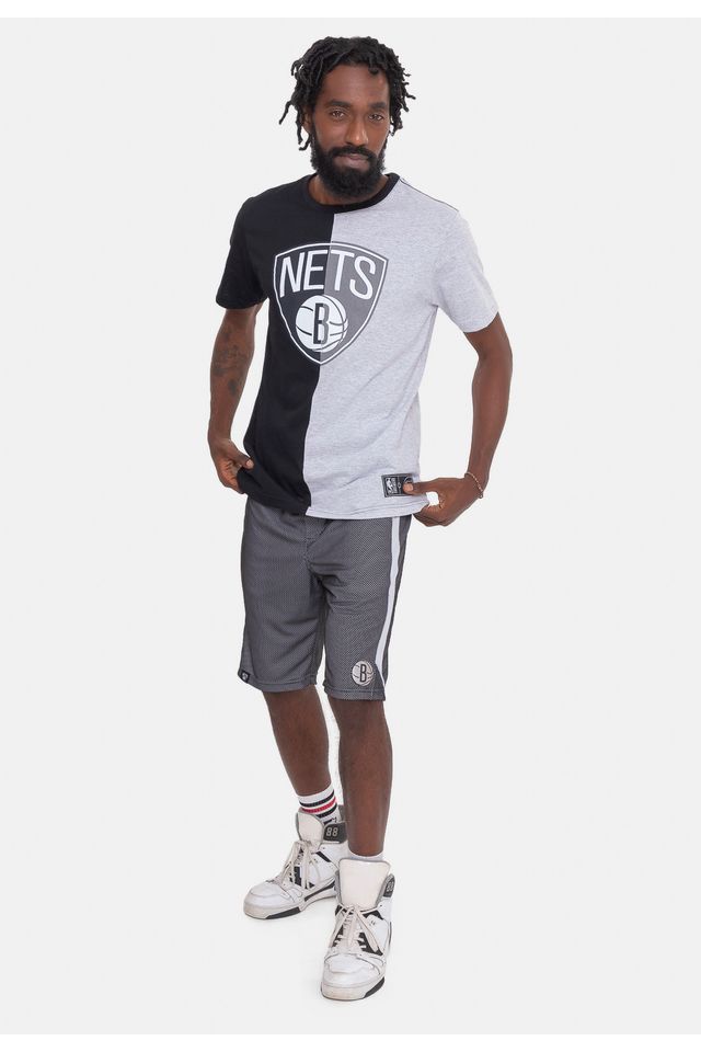Camiseta-NBA-In-The-Middle-Brooklyn-Nets-Preta