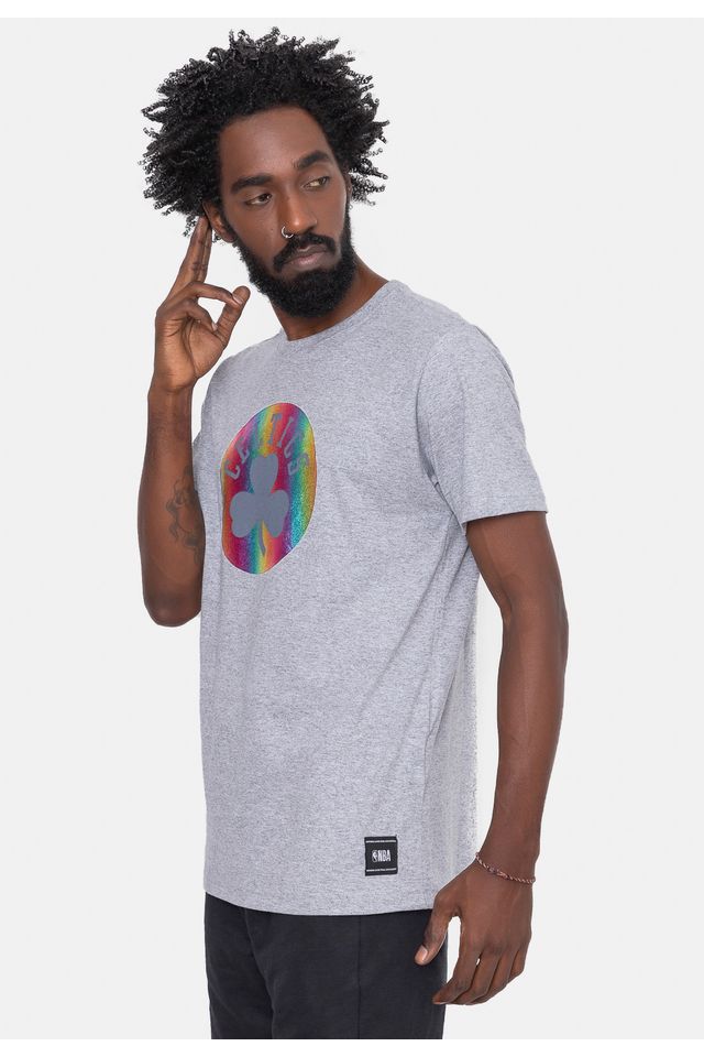 Camiseta-NBA-Rainbow-Logo-Boston-Celtics-Cinza-Mescla